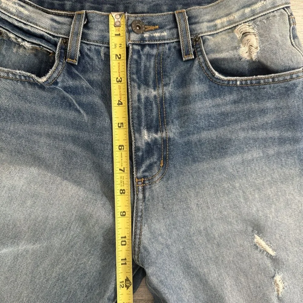 Carmar Distressed Boyfriend Womens Jeans Size 26‎ D462287 Los Angeles High Rise